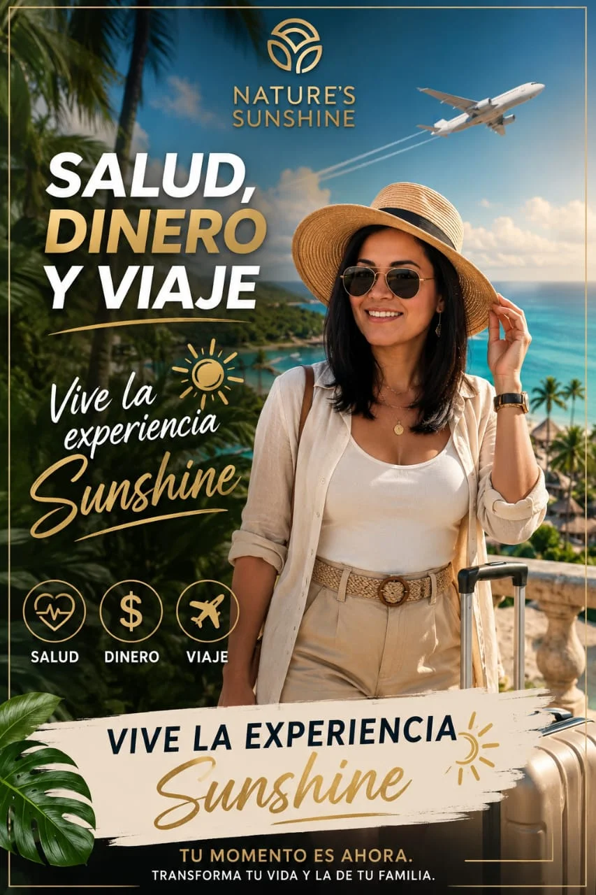 Salud, dinero y viaje — vive la experiencia Nature's Sunshine Costa Rica